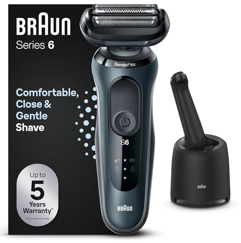 Braun 61-N7000cc Series 6 Wiederaufladbarer Nass- und Trockenrasierer für Männer mit SmartCare Center