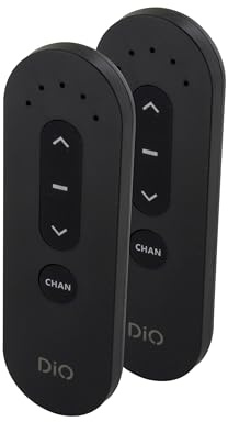 DiO Connected Home Lot de 2 télécommandes volet -Nombre de canaux : 5 + 1 Groupe