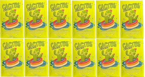 12er Pack Dresdner Essenz Knister Badesalz Cactus Crackle 12x 60g