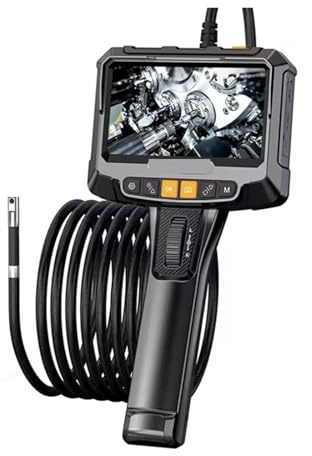 Telecamera for endoscopia for periscopio industriale con doppia lente a 360° e 2 vie, schermo HD da 5 alto(8mm dual lens 2m)