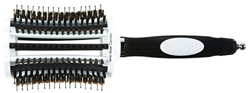 Olivia Garden Haar-Rundbürste Thermoactive 15965, 65/ 93 mm mit Wildschweinborsten