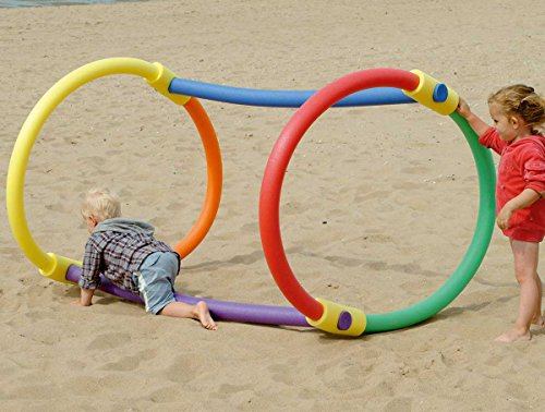 Schwimmnudel Poolnudel Ring Set 4 | 6X Schwimmnudel inkl. 4x4 Loch Verbinder | Comfy NMC Qualitätsprodukte