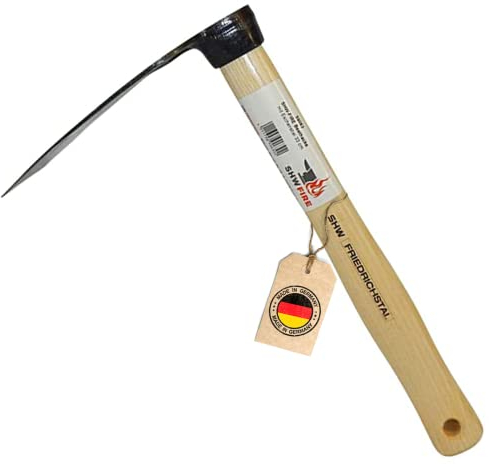 SHW-FIRE Kraftvolle Beethacke - 33cm Breitblatt und Eschenholzstiel für Gartenarbeiten
