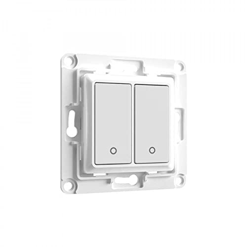 Interruptor de pared Shelly Home Accessories, 2 pulgadas, botón de pared blanco de 2 vías (el artículo puede variar)