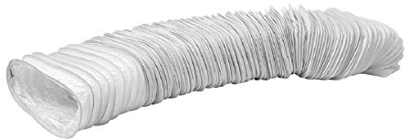 Ø 220x55mm - 3m PVC Lüftungsschlauch - Flexschlauch - Abluftschlauch für Trockner, Klimaanlage, Abzugshaube - Flexibel Schlauch