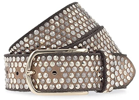 b.belt Nietengürtel Zoe Gold W75 Camel
