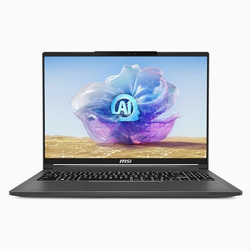 MSI Creator 16 AI Studio Laptop: Intel Ultra 9-185H, display MiniLED UHD+ da 16 pollici, NVIDIA RTX 4080, 64 GB DDR5, SSD NVMe da 1 TB, lettore di schede MicroSD, Win 11 Pro: Lunar Gray A1VIG-072US