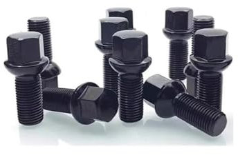 Radschrauben Konische Sitzösenschrauben HEX 17 Mm 35 Mm/ 40 Mm/45 Mm 14 X 1,5 Radschrauben M14 X 1,25 Radschrauben 10 Stück Radschrauben Muttern Stehbolzen (Color : 10pcs 45mm Shank, Size : M14x1.5