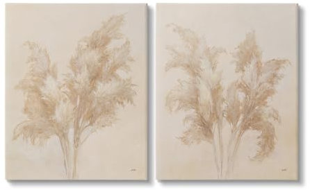 Stupell Industries Rural Reeds Studies 2 Piece Canvas Wall Art Set by Julia Purinton