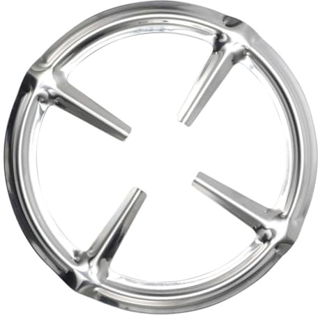 Support de Cafetière Moka Rond en Acier Inoxydable Argenté | Usage Maison et Restaurant, Finition Soignée, Design Simple, Conception Anti-dérapante