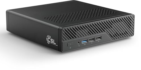 Mini PC CSL TitanBox, Intel Core i9-12900H, 14 Kerne (6+8), 6X 5000 MHz Turbotakt, 2000 GB M.2 SSD, 32 GB DDR5-RAM, Intel Iris Xe Grafik, HDMI 2, USB 4, Thunderbolt 4, BT 5.2, AX WLAN