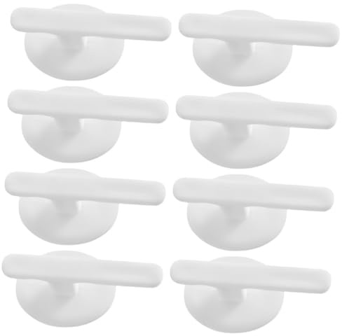HOLIDYOYO 8 Pieces White Adhesive Wire Organizers and Power Cord Holders for Kitchen Appliances Cable Managers and Cord Keepers for Household Electronics for Home Use