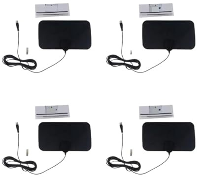 1/2/4 St Miles Räckviddsantenn Digital Antenn Bild Ljudkvalitet Inomhus HDTV 1080P 4K Kanal Inomhusantenn Förstärkare TV Bredare täckning(Style A 4pcs)