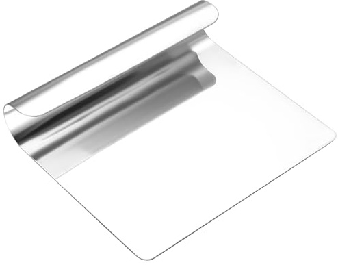 1 Pcs Metal Dough Scraper Bench Scraper for Baking Cutting Scraper | Stainless Steel Vegetable Dough Cutter Food Scraper, Pastry Scraper, Kitchen Scraper Tool, Chopping Board Scraper