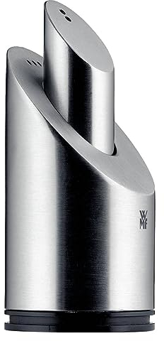 WMF - Juego de salero y pimenteros, mate, altura 9,5cm, Two In One, colección Basic