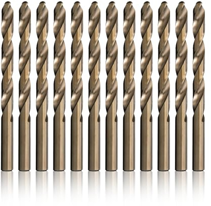 Drill America DWDCO40P12 #40 Cobalt Drill Bit (Pack of 12), DWDCO Series