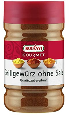 Kotanyi Grillkryddor kryddberedning utan salt kryddor för storkonsumenter och gastronomi, 522 g