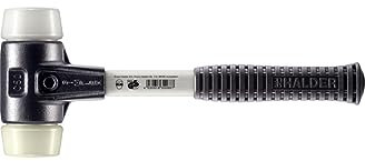 Halder 3778050 Superplastic/nailon – Maza con mango con fibra, multicolor, 50 mm