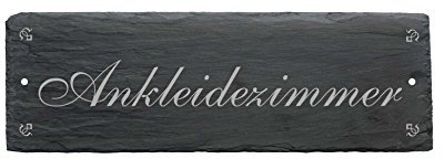 'Dressing Room Slate – 22 x 8 cm – Nameplate