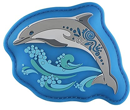Step by Step Magic Mags Flash „Jumping Dolphin Fips“, Delfin, mit Leuchteffekt, als Ergänzung für den Schulranzen oder Vorschulrucksack
