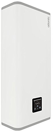 Scaldabagno piatto multiposizione Linéo 2 collegati, Atlantic, 40 l, bianco