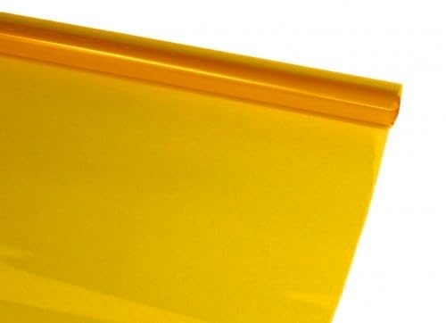 Arkai Bügelfolie, transparent, Verschiedene Varianten Farbe Sommergelb RAL 1037 transparent