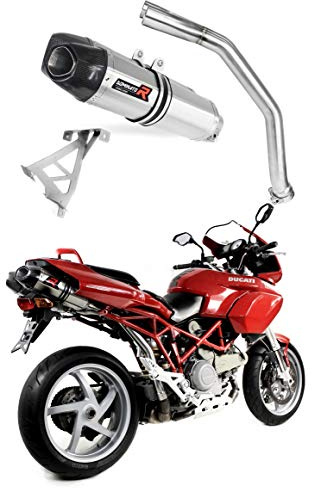 DOMINATOR Terminale di Scarico Marmitta Silenziatore HP1 compatibile con MULTISTRADA DS 1000 2003-2007