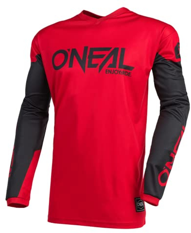 O'Neal | Motocross-Trikot | Enduro MX | Atmungsaktives Material, gepolsterter Ellenbogenschutz, Passform für maximale Bewegungsfreiheit | Element Jersey Threat | Erwachsene