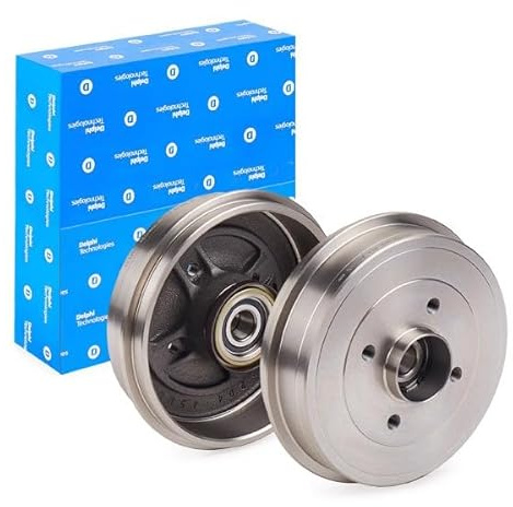 2x DELPHI BFR595 Bremstrommeln Set Ø203mm Hinten