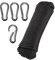 20M Corde pour Drapeau,Corde d'escalade,Corde en Nylon avec 4 Crochets en métal,Corde Balancoire Exterieur,pour mât de Drapeau, vêtements, Jardin, Camping (Noir)