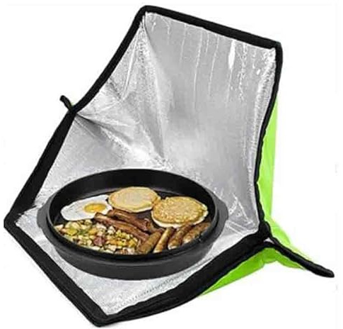 Four Solaire De Camping – Léger, Pliable & Grande Capacité – Cuiseur Solaire Extérieur Portable, Four De Camping Pliable Renforcé, Aucun Feu Ni Électricité Requis