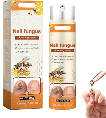 Timilk Advanced Nail Repair Spray, siero e rinforzante, idratante per unghie visibilmente più sane, nuovo trattamento lenitivo 2025, crescita sana con cura del piede e delle unghie (1 pezzo)