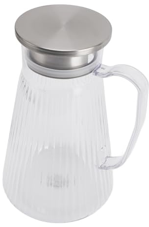 XUMIUZIY Cold Water Booth, Comfortable Handling of 1500 Ml of Water Jug Resistant to Safe and Reliable Acrylic and Iron with Lemonade Lid (Style 1)