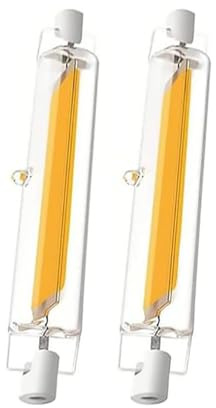 GFDYTG R7S LED 78mm Dimmbar Warmweiß Lampen,10W 3000K 1000LM R7S LED 78mm Ersatz für 100W Halogenlamp,r7sled Glühbirne Ohne Flackern,2er Pack