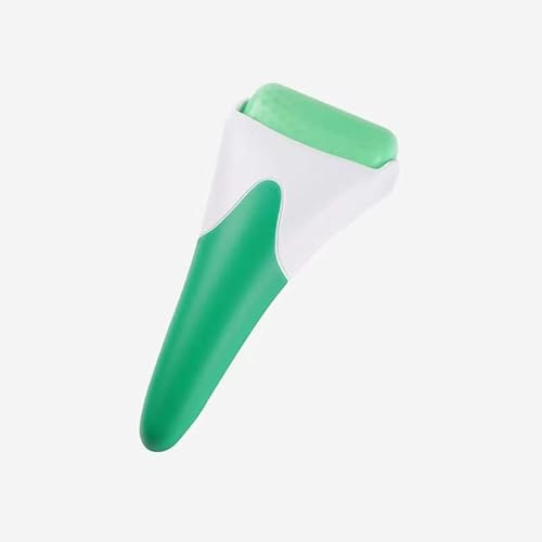 Facial Ice Roller, Stainless Steel Cooling Massage Tool, Silver, Ergonomic Design for Face, Eyes, Skincare Beauty Device with Temperature Retention