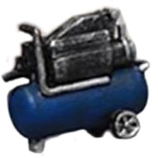 Luwecf Miniature Garage Model Car Workshop Accessories 1:64 Diorama Miniature Petrol Pump Simulation Oil Pump Made of PP Material for Collectible Landscapes, Blue