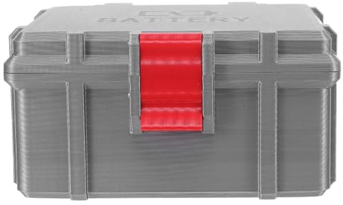 Boîte de Rangement pour Piles AA/AAA, Argenté, Petg, Étui Étanche | Boite à Piles, Accès Rapide et Portable, Usage Voyage et Compartiment Auto, Compatibilité
