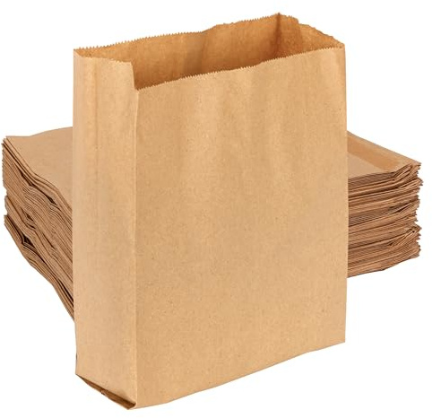 Hospeco KL Waxed Kraft Receptacle Liner Bags, 500 Count - Moisture-Resistant Feminine Hygiene Waste Bags, Fits Sanitary Disposal Units, 7.5 x 10.5 x 3 in
