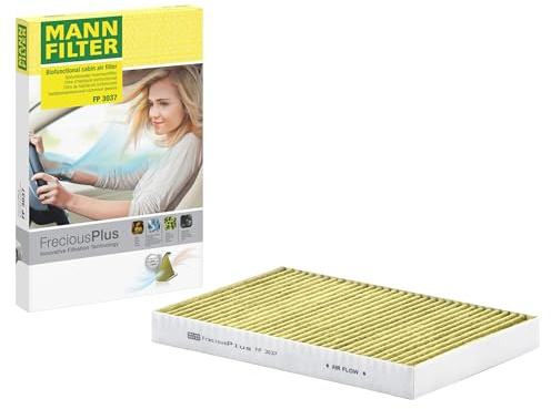 MANN-FILTER FP 3037 Filtro aria cabina - FreciousPlus Filtro Antipolline Biofunzionale - per Autovetture + veicoli commeriali