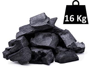Carbón Vegetal de encina Natural 16kg Barbacoa