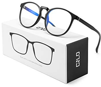 CNLO Blaulichtfilter-Brille, Computerbrille, mindert Augenbelastung, leichter Rahmen, Herren/Damen