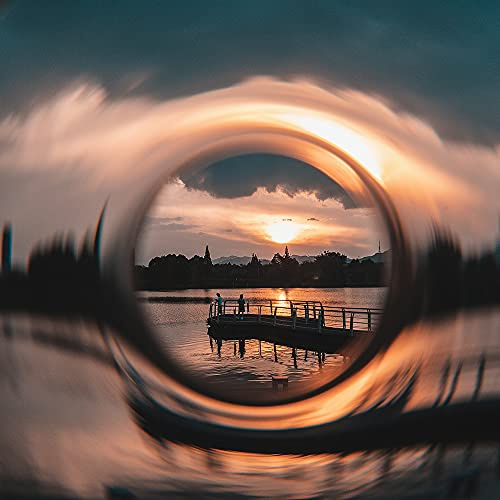 BITINBI Whirlpool kamera effektfilter 77 mm glasprisma, specialeffekter prisma lins variabel av ämnen SLR fotografi tillbehör av