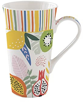Easy Life - Coffret MUG en Porcelaine 600 ML Tutti Frutti - EASYLIFE