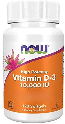 Now Foods, Vitamin D3 Depot, 120 glutenfreie Softgels, 10000IU Vitamin D3 je Dosis, Sojafrei, GMO frei, Geschmacksneutral