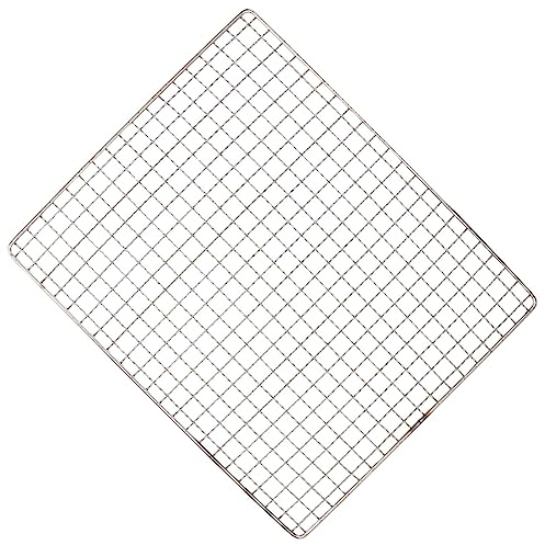 Robustes Edelstahl Grillrost 26 X 32 Cm, Bbq Grillgitter, Drahtgeflecht Für Grillen Und Backen, Leicht Zu Reinigen, Ideal Für Outdoor-Picknicks Und Lagerfeuer