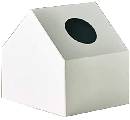 Toilettenpapierhalter Tissue Box Cover Tissue Box Cover Modern Square Metall Gesichtspapier Dispenser Serviette Halter Organizer for Badezimmer oder Büro Klorollenhalter (Color : A)