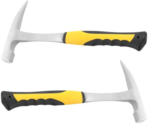 ZEONHEI 2 Pack 29oz Rock Pick Hammers with Ergonomic Grip, Geological Hammer, Brick Hammer for Outdoor Geological Work