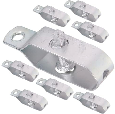 BELLIFFY 8stücke Drahtspanner Für Drahtseil Stahldrahtspanner Kabelspanner Spanner Für Drahtseil Zaundrahtkabelspanner Wäscheleinenspanner Drahtspanner-spanngerät Stahl Hochfest Und