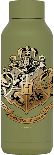 QUOKKA SOLID X HARRY POTTER | BOTELLA TÉRMICA DE ACERO INOXIDABLE DOBLE PARED | HP HOGWARTS