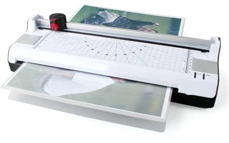 ZKLGS Laminiergerät, A3 Fotopapier Heiß- und Kaltlaminiergerät, schnelles Aufwärmen, schnelle Laminiergeschwindigkeit für Fotos und Dokumente in Schule,Büro und Zuhause